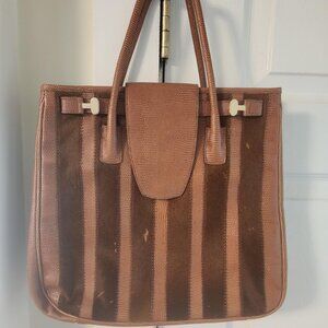 Vintage Alberta Ferretti Leather Handbag